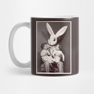 Evil Easter Bunny with twins Mug